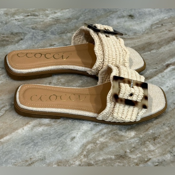 Women’s CCOCCI Leslie buckle slip on sandal- Size 5.5 - Picture 7 of 7